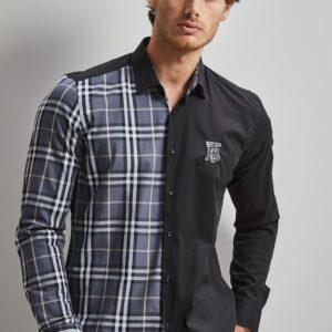 New Arrival BURBERRY Long Sleeve Button Shirt for Men Hot