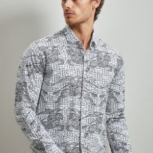 New Arrival BURBERRY Long Sleeve Button Shirt for Men Hot