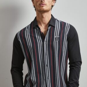 New Arrival BURBERRY Long Sleeve Button Shirt for Men Hot