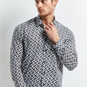 New Arrival BURBERRY Long Sleeve Button Shirt for Men Hot
