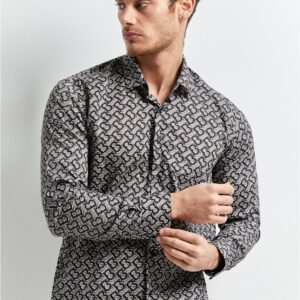 New Arrival BURBERRY Long Sleeve Button Shirt for Men Hot
