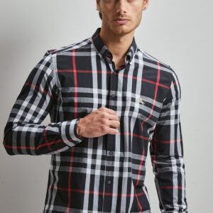New Arrival BURBERRY Long Sleeve Button Shirt for Men Hot