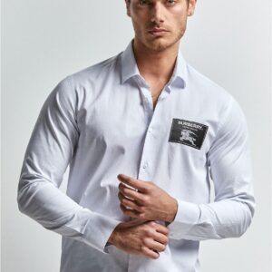 New Arrival BURBERRY Long Sleeve Button Shirt for Men Hot