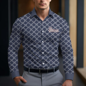 Long Sleeve Button Shirt-CCY-RDG00230474