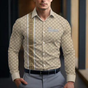 Long Sleeve Button Shirt-CCY-RDG00230480