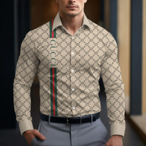 Long Sleeve Button Shirt-CCY-RDG00230481