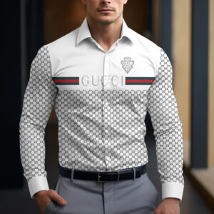 Long Sleeve Button Shirt-CCY-RDG00010518
