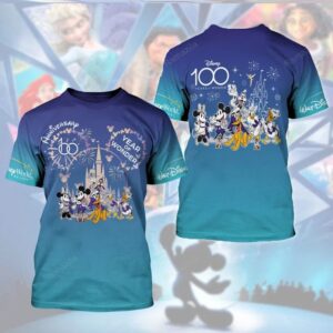 D100 Years Of Wonder 3D Unisex Tshirt - MK2101