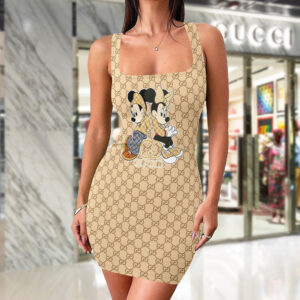 Limited Edition Tanktop Dress Luxury Brand DRX000524078