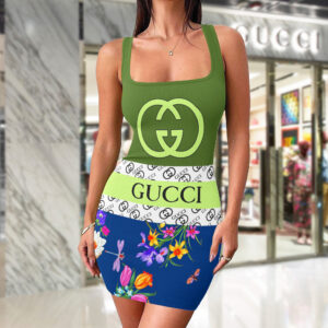 Limited Edition Tanktop Dress Luxury Brand DRX0005240117