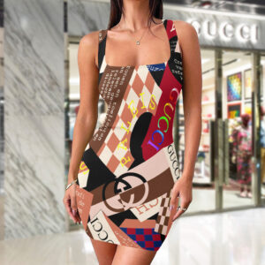 Limited Edition Tanktop Dress Luxury Brand DRX0005240111