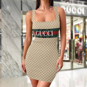 Limited Edition Tanktop Dress Luxury Brand DRX000524063