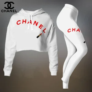 Premium Cropped Hoodie Leggings Set