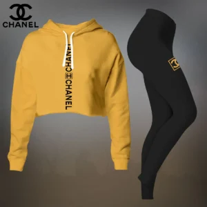 Premium Cropped Hoodie Leggings Set