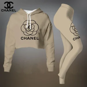Premium Cropped Hoodie Leggings Set