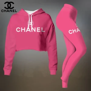 Premium Cropped Hoodie Leggings Set