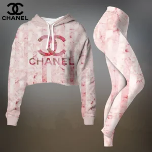 Premium Cropped Hoodie Leggings Set