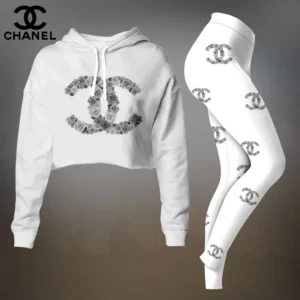 Premium Cropped Hoodie Leggings Set