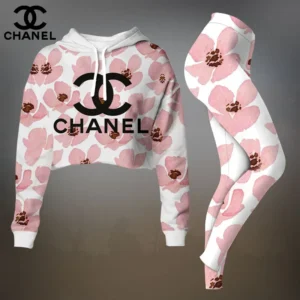 Premium Cropped Hoodie Leggings Set