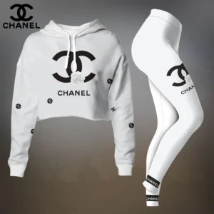 Premium Cropped Hoodie Leggings Set