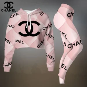 Premium Cropped Hoodie Leggings Set