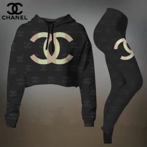 Premium Cropped Hoodie Leggings Set
