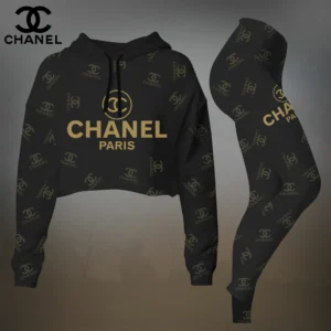 Premium Cropped Hoodie Leggings Set
