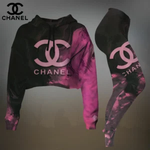 Premium Cropped Hoodie Leggings Set