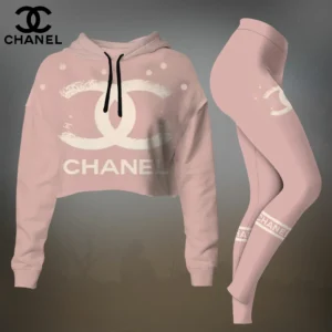 Premium Cropped Hoodie Leggings Set