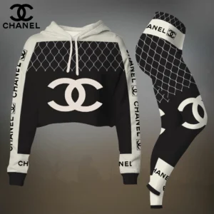 Premium Cropped Hoodie Leggings Set