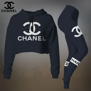 Premium Cropped Hoodie Leggings Set