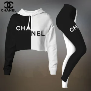 Premium Cropped Hoodie Leggings Set