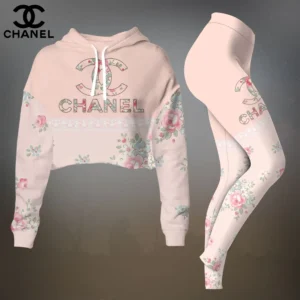 Premium Cropped Hoodie Leggings Set