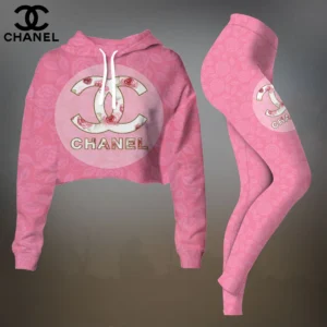 Premium Cropped Hoodie Leggings Set