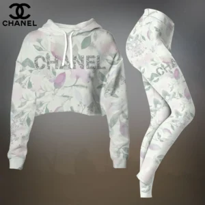 Premium Cropped Hoodie Leggings Set