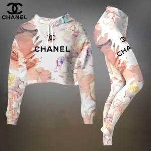 Premium Cropped Hoodie Leggings Set