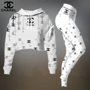 Premium Cropped Hoodie Leggings Set