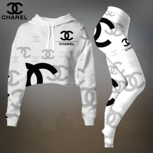 Premium Cropped Hoodie Leggings Set