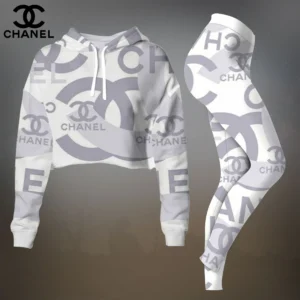 Premium Cropped Hoodie Leggings Set