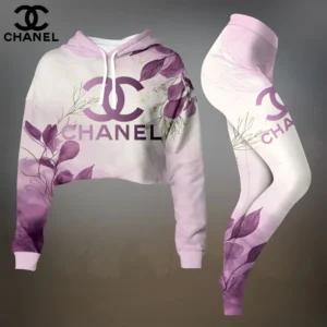 Premium Cropped Hoodie Leggings Set