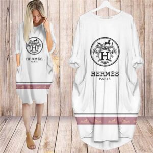 Batwing Pocket Dress Luxury Brand