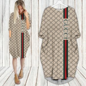 GC   Batwing Pocket Dress Luxury Brand - PM00067