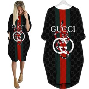 GC   Batwing Pocket Dress Luxury Brand - PM00148